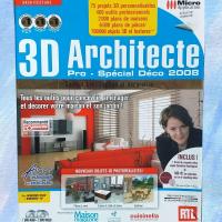 3D ARCHITECTE PRO 2008  (avec CD et guide fourni)