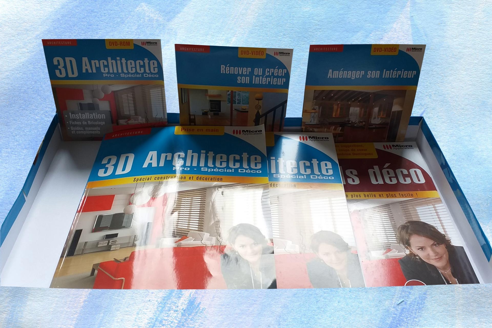 3D ARCHITECTE PRO 2008  (avec CD et guide fourni)