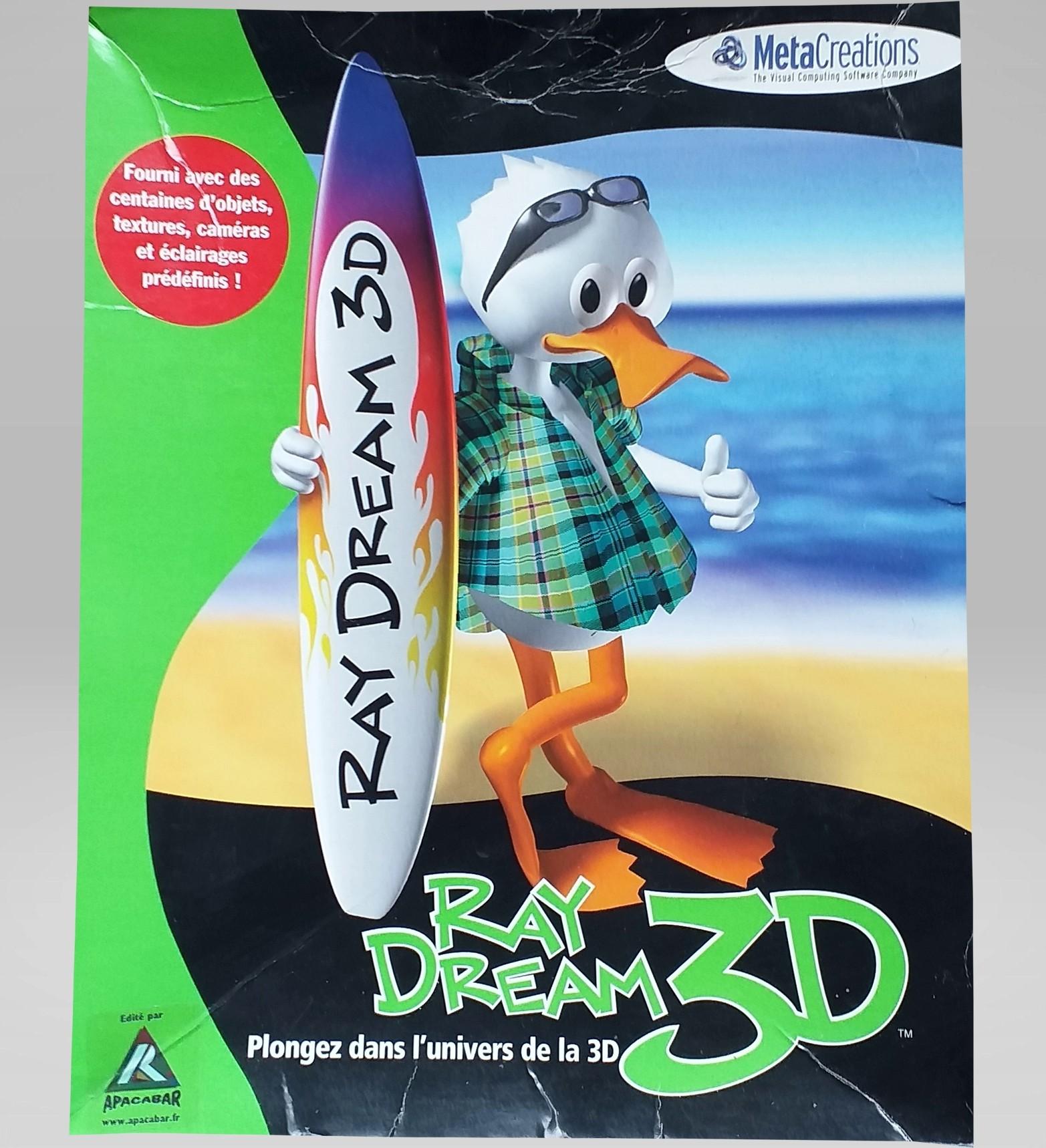 RAY DREAM 3D (cd et guide fourni)